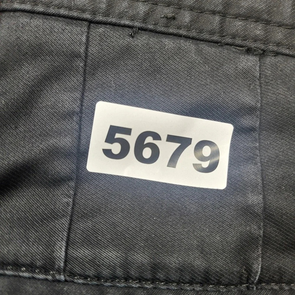 Scotch & Soda Pants Mens 33x32 Black Mott Chino Slim Straight Leg Casual - Picture 10 of 10